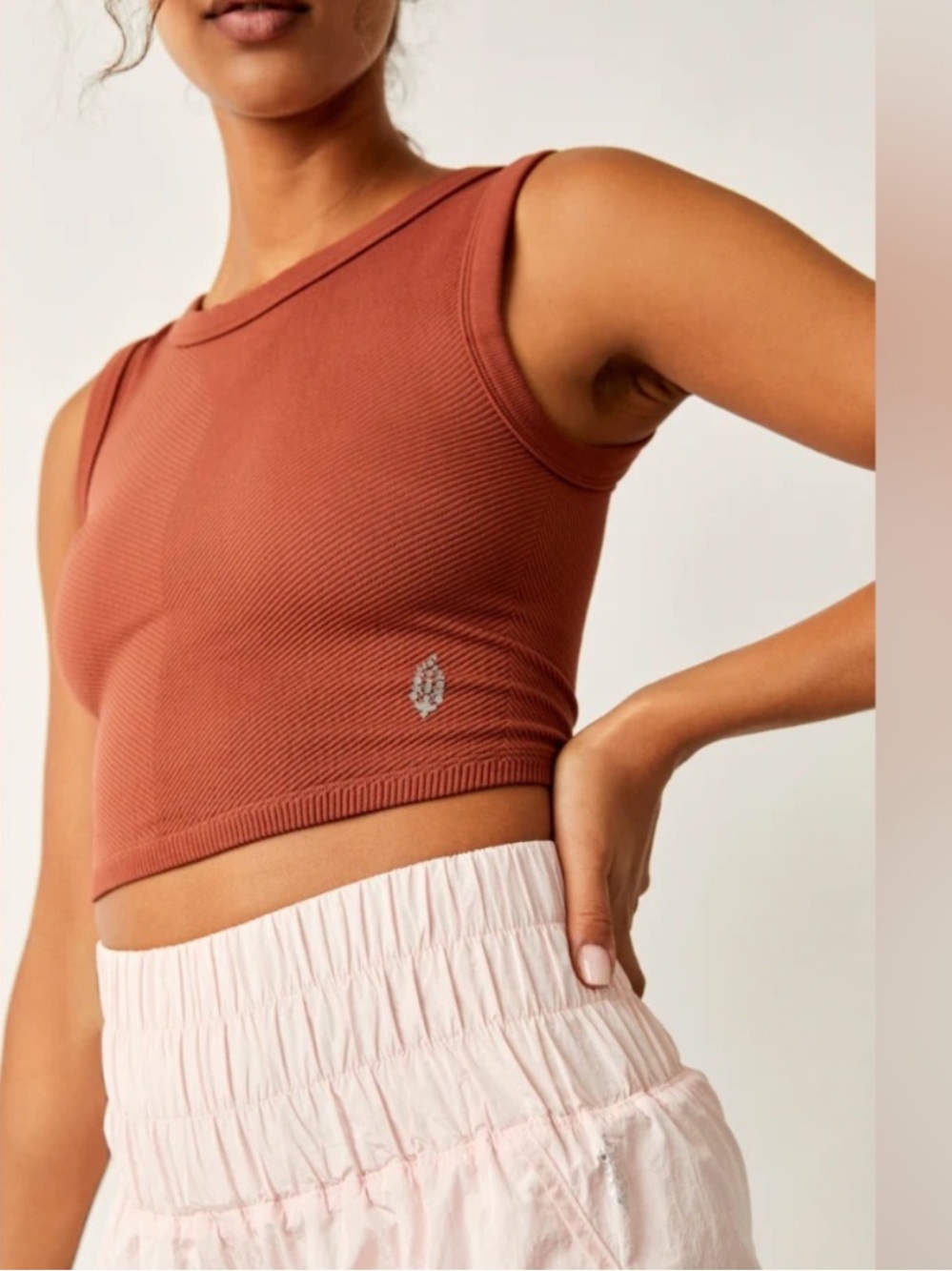 FP Movement by Free People Rust Top